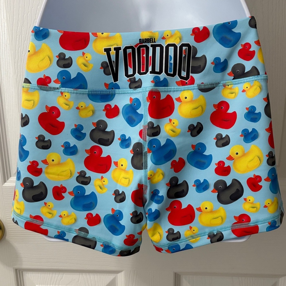 Barbell Voodoo Colorful Rubber Duckies Shorties Size Small NWT - Picture 3 of 5